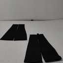 Mobestech 2pcs Sports Leg Sleeve Aso Ankle Brace Women Compression Socks Knee Brace for Running Support Sleeve Bottom (Black)