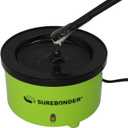 Surebonder Mini Hot Glue Skillet, 3-inch Diameter, 0.75-inch Depth, Dip Crafts Directly Into Pot of Hot Glue, Floral, Wreaths, Jewelry, Green