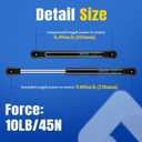 ARANA 10 inch 10Lb/45N Gas Struts, 10''Gas Strut Spring, Tool Box Shocks for Cabinets Truck Toolbox Boat Lid Lift Support, 2Pcs