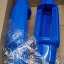 Dock Fender Bumper for Post, Boat Dock Bumpers Slide-Over Post Pole, Slip-On Dock Leg Pipes and Mounting Brackets, Vertical Protection Dock Guards, Soft UV-Resistant Marine-Grade Vinyl (18 inch, Blue)