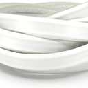 InstaTrim White New & Improved Caulk Trim, 3/4" by 10 ft, Flexible, Waterproof for Bathroom, Floors, and Walls | Easy Installation | No Mess, Stain Resistant, Made in The USA