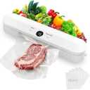 FIRE HIVE Vacuum Sealer Machine for Food, Dry & Moist Mode, 60KPa Strong Suction, 22s Fast Sealing, Compact Automatic Sealing Machine, 11" Wide Seal Strip, Includes 10 Sealer Bags