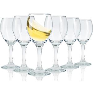 Limoncello Glasses Shot Glasses with Stem, Cordial Glasses Port Wine Glasses 3 oz(set of 6) (6, 4.5oz)