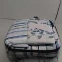 Ellen Tracy Delphi 6pc Comforter Quilt Set - Blue