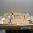 144" Extra Wide Baby Gate with Door, Configurable 6 Panels Baby Fence, Fireplace Gate with Anti-Trip Pedal, Family Essentials Safety Gate for Child Dogs Pets, 28'' Tall Black