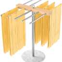 Pasta Drying Rack, Large Noodle Drying Rack with Stable Marble base, Easy to Use and Transfer for Drying Pasta and Cooking.