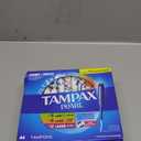 Tampax Pearl Tampons, with LeakGuard Braid, Ultra Absorbency, Unscented, 45 Count