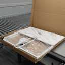 Folding Desk 30 Inch - Small Foldable Desk for Small Space Minimalist, Space Saving Collapsible Compact Desk Portable Table for Craft, Writing, Study and Work (No Assembly Required) (White)