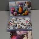 Puzzles for Adults 500 Pieces, Chicken Jigsaw Puzzles - Beach Chicken Coop, Impossible Beach Puzzles for Seniors Family, 20.47x14.96 inches, 1:1 Poster, Letter on The Back