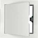 Access Doors Panel 8 x 8 inch Aluminum Alloy Access Door for Drywall Panel for Wall and Ceiling Electrical and Plumbing (White, 8 x 8 inch)