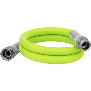 Flexzilla Garden Lead-in Hose 5/8 in. x 5 ft., Lightweight All-Weather Water Hose, Durable and Flexible, Leak-Free Connections (Chartreuse)