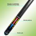 HomeSeason 58" Pool Cue Stick 18oz Billiard Birch Wood 13mm Tip Cue Sticks Professional Low Deflection Pool Sticks with Cue Case