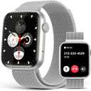 EarlySincere Smart Watch for Women with Bluetooth Call Answer/Dial,1.9'' HD Full Touch Screen Fitness Tracker, Smartwatch with Heart Rate Blood Pressure Blood Oxygen Sleep Monitor for Android iOS