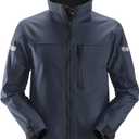 U12009504005 AllroundWork Softshell Jacket (Navy/Black) - Medium