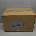 4 Tier Plastic Storage Bins with Lid 23QT, Stackable Storage Containers with Wheels, Folding Storage Boxes, Collapsible Storage Bins, Closet Organizers and Storage for Living Room,Office,Dorm (White)