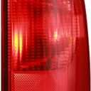 Boine Right Passenger Side Tail Light Compatible With 1997-2003 Ford F150 1999-2007 F250 F350 F450 F550 Super Duty Rear Light Brake Lamps (Right Passenger Side)