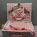 USZWBY Cutlery Flatware Set only For 2 person Stainless Steel Tableware, Include Knife Fork Spoon Dinnerware with Elegant Box, for Home, Hotel, Restaurant, New House Present(Pink Grid-4 Person)