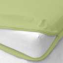 Zipper Fitted Sheet - Full Size, 8 Inch Deep Pocket, Hotel Quality Brushed Microfiber Bottom Sheet, Soft Wrinkle-Free, Shrinkage and Fade Resistant, 1 Fitted Sheet Only (Burgundy)