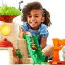 Star Wars: Young Jedi Adventures Tenoo Jedi Temple, 20-Inch-Tall Playset with Lights & Sounds, 2 Action Figures, Preschool Toys for 3 Year Old Boys & Girls & Up