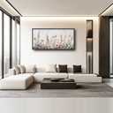 Large Horse Wall Art for Living Room, Black Horse Canvas Oversized Wall Decor, Sunrise Framed Pictures Painting Print Artwork for Bedroom Office 36"L x 24"W