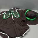 fun shack Mens Lederhosen Oktoberfest Costume, German Outfit for Men, Traditional Oktoberfest Attire, Festive Wear (X-Large, Black)