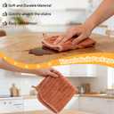 Featuman Microfiber Cleaning Rags Bulk, 10 Pcs Cleaning Towels Reusable and Washable, Dark Gray Microfiber Towel for Kitchen, Housekeeping, Bathroom