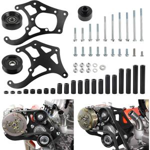 LS AC Compressor Bracket Kit for Sanden 508 Compatible with Chevrolet GM LSX LS1 LM7 LR4 LQ4 L59 LQ9 LM4 L33 L92 L76 LY2 LY5 LY6 LC9 LH8 LMG L98 L99 L96 LC8 Truck SUV