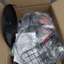 ELYKEN Coat Rack Freestanding, Metal Coat Rack Stand with Umbrella Holder, Modern Coat Tree with 12 Hooks, Floor Standing Corner Hall Tree for Entryway Living Room Bedroom Office, Black