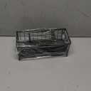 Cisily Black Sponge Holder for Kitchen Sink, Sink Caddy Organizer with High Brush Holder, Kitchen Countertop Organizers and Storage Essentials, Rustproof 304 Stainless Steel, Soap Dispenser Organize