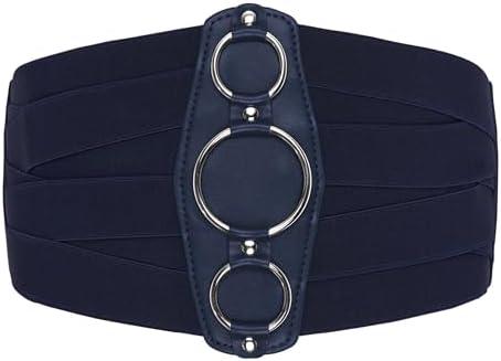 BlackButterfly 7 Inch Wide Lattice Corset Waspie Elastic Waist Belt XXL
