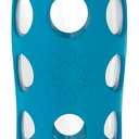 Lifefactory 22-Ounce BPA-Free Glass Water Bottle with Classic Cap and Protective Silicone Sleeve, Teal Lake