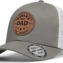 Dad Gifts from Daughter Son Family for Men,Unique Fathers Day Hat Gift for Christmas Birthday (One Size, 14.grey)