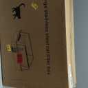 Zarler XXXL Stainless Steel Litter Box, Extra Large Cat Litter Boxes 27.8" L x 20" W x 12.9" H, Jumbo Metal Litter Box with Lid for Multiple Cats, High Sided, Non-Sticky, Anti-Urine Leakage (Black)