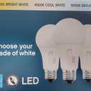 17.5W (100W Replacement) Selectable Color A21 E26 Base LED Bulb (4-Pack)