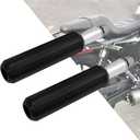 HDBUBALUS Motorcycle Rear Crash Bar Frame Sliders Frame Sliders Protector Fit for Harley Dyna 2006-2017 Sportster 2004-2022 Black