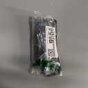 COFOF Weight Lifting Wrist Strap, Double Layer Leather Wrist Strap for Deadlift and Powerlifting, Adjustable Neoprene Padded Gym Workout Lifting Hooks (Pair) (Midnight Black)