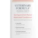 Veterinary Formula Clinical Care Hot Spot & Itch Relief Cat & Dog Medicated Conditioner, 16 oz  Oatmeal Conditions Skin for a Lustrous Coat, Formulated to Help Alleviate Itchy Skin