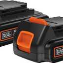 BLACK+DECKER 20V MAX POWERCONNECT 1.5 Ah Lithium Ion Battery, 2 Pack, Cordless Tool Battery Packs, Charger Sold Separately (LBXR20-OPE2)