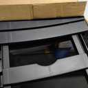 Adams Quik-Fold Side Table - Black, 17.375 inches x 15.125 inches x 19.625 inches