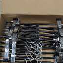 20 Pack 12Inch Heavy Duty Pants Skirt Hangers with Clips,Metal Trousers Hanger for Jeans Black Non Slip Women Shorts Hangers Saving Space Clothing Hanger for Adult,Men,Children,Kid,Baby