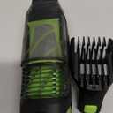 Remington Vacuum Beard Trimmer,13 Length and Style Settings with Adjustable Length Comb (2-18mm),Vacuum Trimmer for Beard, Mustache, and Stubble, Rechargeable Lithium Power, Washable, Removable Blades (Black/Green)