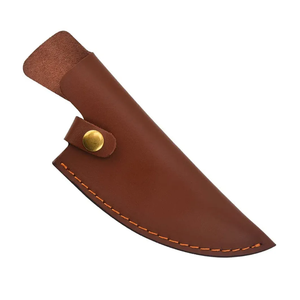 1PC Knife Sheath, Leather Knife Sheath with Snap Closure and Belt Loop Suitable for Chef's Knives, Etc.