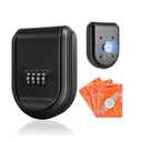 Magnetic Key Box for Under Car with Combination Lock -Waterproof Hide-a-Key Holder for Spare Keys - Strong Secure Outdoor & Indoor Use