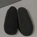 Plush Platform Slippers for Women & Men - Cozy Non-Slip Sole, Warm Fuzzy Lined House Shoes for Indoor Outdoor Short Ankle Slippers (Black, US, Adult, Women, 6.5, Numeric Range, US Footwear Size System, 7, Medium)