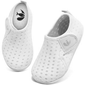 FEETCITY Boys Girls Water Shoes Kids Aqua Socks Quick Dry Barefoot for Beach Swimming Pool (7 Toddler)