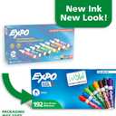 EXPO Dry Erase Markers, Low Odor Ink, Assorted Colors, Chisel Tip, 192 Count - Whiteboard, Calendar, Organization, Essential Supplies for Office, School, Classroom, Teachers