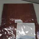 PIGCHCY Placemat,Washable Woven Non-Slip Insulation Durable Placemat Vinyl Table Mat Set of 6 (Scarlet Red)