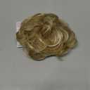 FESHFEN Large Messy Bun Hair Piece - Wavy Synthetic Chignon Scrunchies Elastic Ponytail Hair Extensions Thick Hairpieces for Women, Dirty Blonde 1.94oz