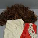 Irtysh Adult Jesus Costume Biblical Religious Robe Saint Shepherd Costume Wig Moustache Scarf Shawl Waist Rope set, 2XL