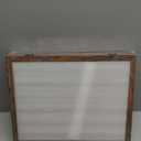 Califortree 11x14 Shadow Box Frame with Soft Linen Back - Sturdy Memory Display Case of Flower, Pictures, Medals and More, Rustic Brown